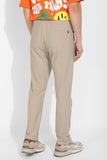 Beige Knitted Trousers By Purple Mango