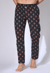 Scooter Print Men Pyjamas By Purple Mango