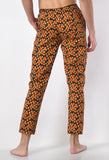 Orange Print Pyjamas By Purple Mango