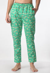 Kitty Print Pyjamas By Purple Mango