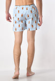 Sleepy Dog Print Men Boxer's By Purple Mango