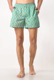 Aqua Giraffe Men Boxer's By Purple Mango