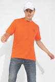 Orange Oversized Unisex T-Shirt By Purple Mango