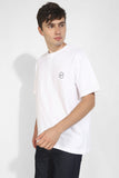 White Oversized Unisex T-shirt By Purple Mango