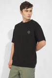 Black Oversized T-shirt By Purple Mango