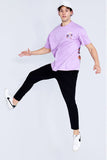 Cool Lilac Oversized Unisex T-shirt By Purple Mango