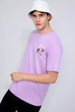 Cool Lilac Oversized Unisex T-shirt By Purple Mango
