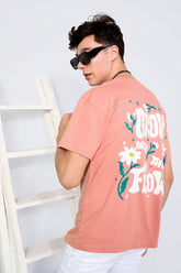 Grow With The Flow Oversized Unisex T-shirt By Purple Mango