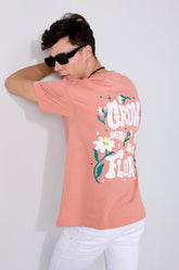 Grow With The Flow Oversized Unisex T-shirt By Purple Mango