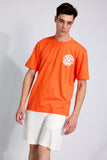 Seek The Positive Orange Oversized Unisex T-shirt By Purple Mango