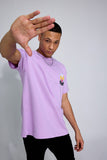 See Good Lilac Oversized Unisex T-shirt By Purple Mango