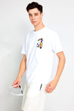 Dragon Ball Anime White Oversized Unisex T-shirt By Purple Mango