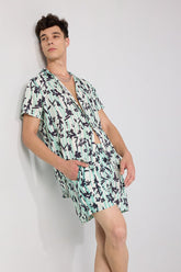 Branchlets Cream Co-ords By Purple mango