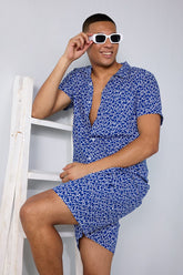 Terrain Blue Co-Ords By Purple Mango