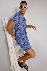 Terrain Blue Co-Ords By Purple Mango