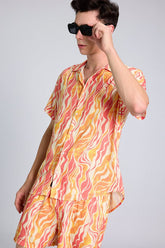 Vokanic Orange Co-ords By Purple Mango