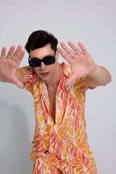 Vokanic Orange Co-ords By Purple Mango