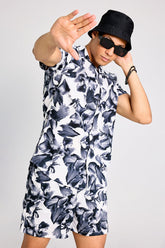 Black Orchid White Co-ords By Purple Mango