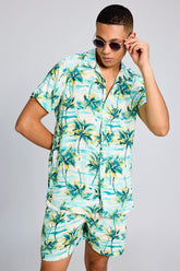 Tropical Sea Green Co-ords By Purple Mango