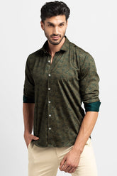 Speckle Green Shirt
