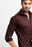 Ellipsis Maroon Shirt