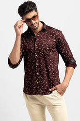 Ellipsis Maroon Shirt