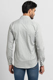 Lush Grey Giza Stripe Shirt
