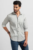 Lush Grey Giza Stripe Shirt