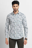 Indian Paisley White Shirt