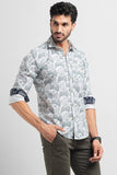 Indian Paisley White Shirt