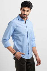 Broken Diamond Light Blue Shirt