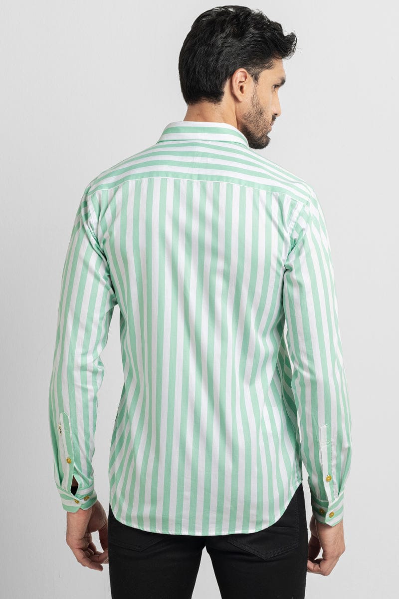 Grand Stripe Green Shirt