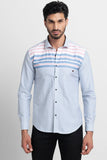 Grand Stipe Blue Shirt