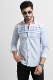 Grand Stipe Blue Shirt