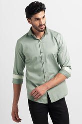 Broken Diamond Light Green Shirt