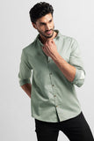 Broken Diamond Light Green Shirt