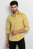 Flick Leaf Frost Yellow Shirt