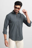 Glen Plaid Cotton Grey Checks Shirt