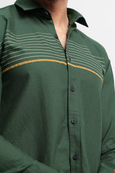 Grand Stipe Light Green Shirt