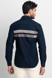 Grand Stipe Navy Blue Shirt