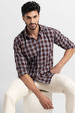 Glen Plaid Cotton Checks Shirt