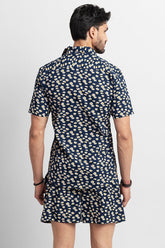 Anemone Navy Blue Co-Ords