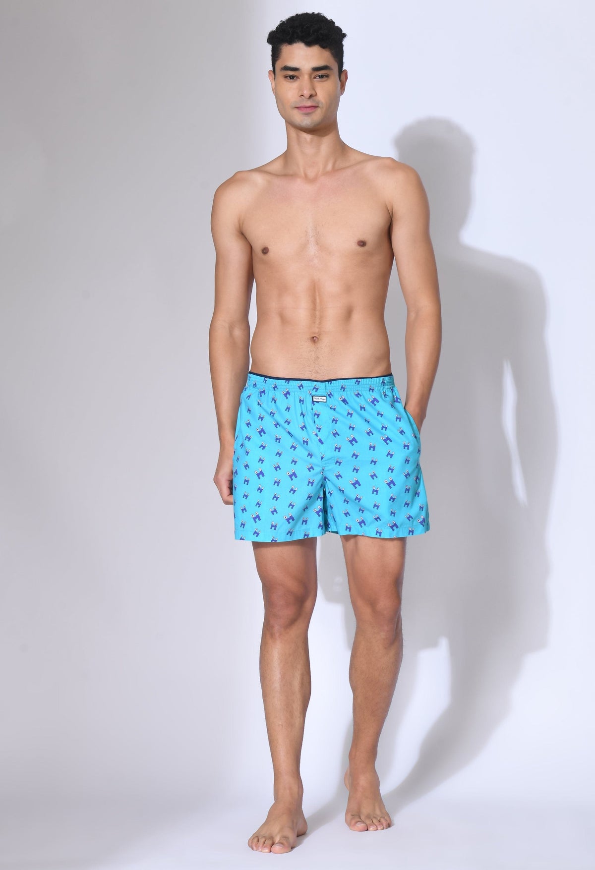 Cartoon Print Men Boxer's By Purple Mango