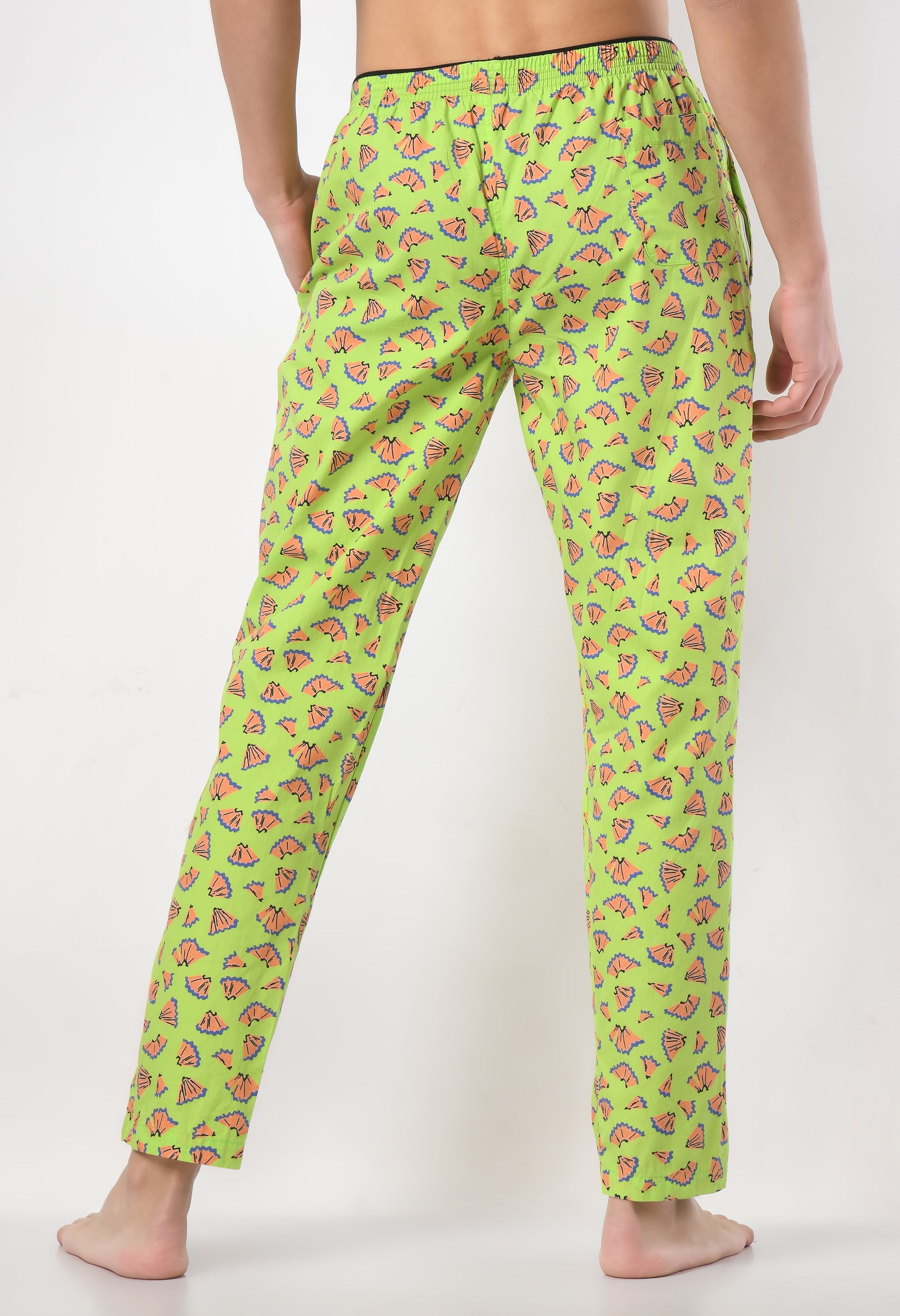 Pencil Print Men Pyjamas By Purple Mango