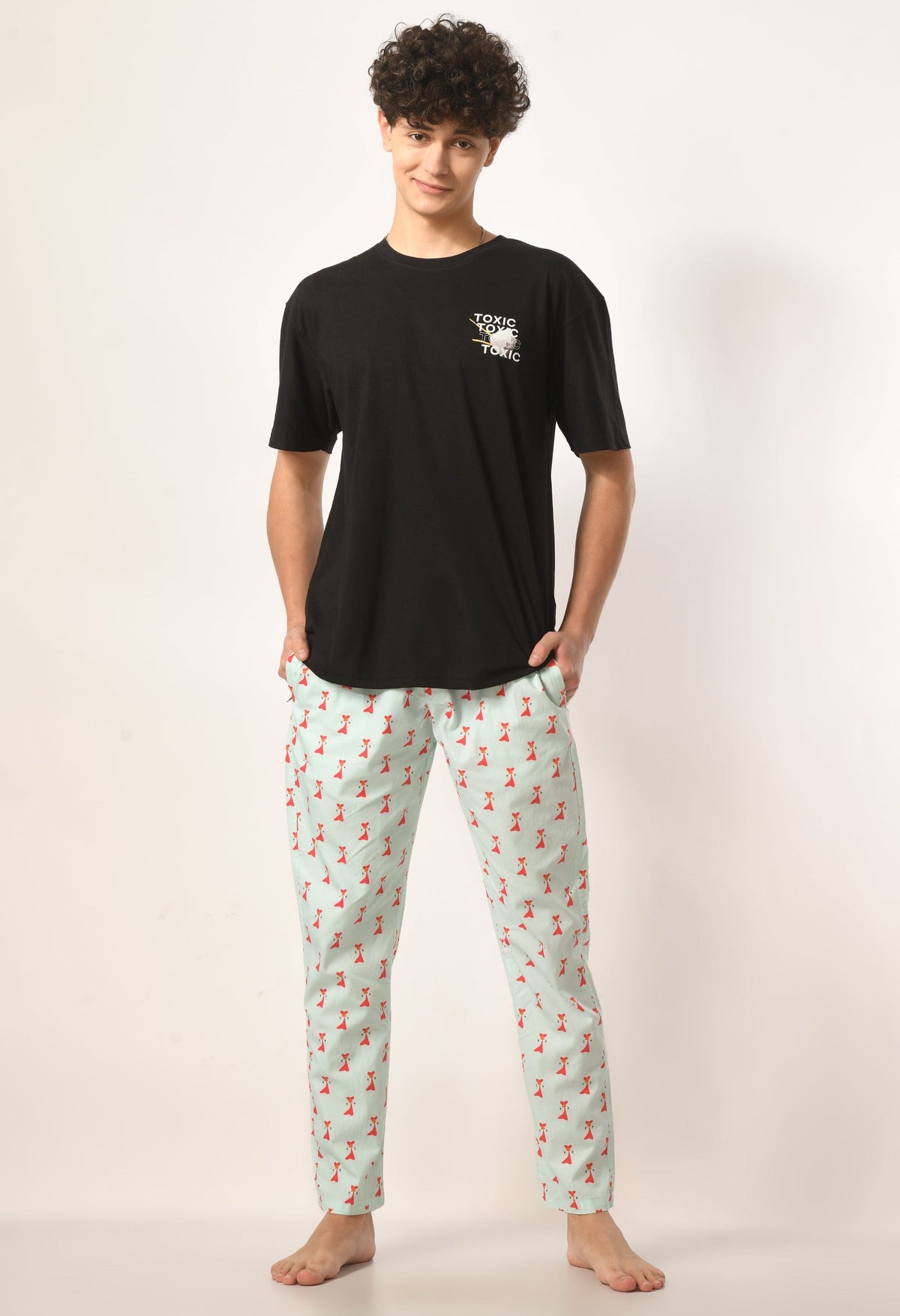 Hen Men Pyjamas By Purple Mango