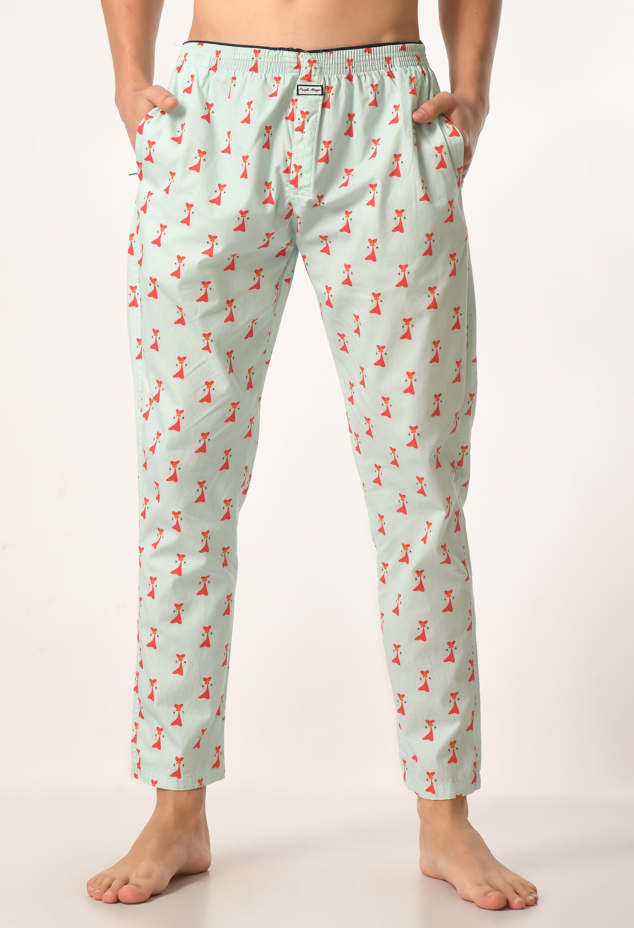 Hen Men Pyjamas By Purple Mango