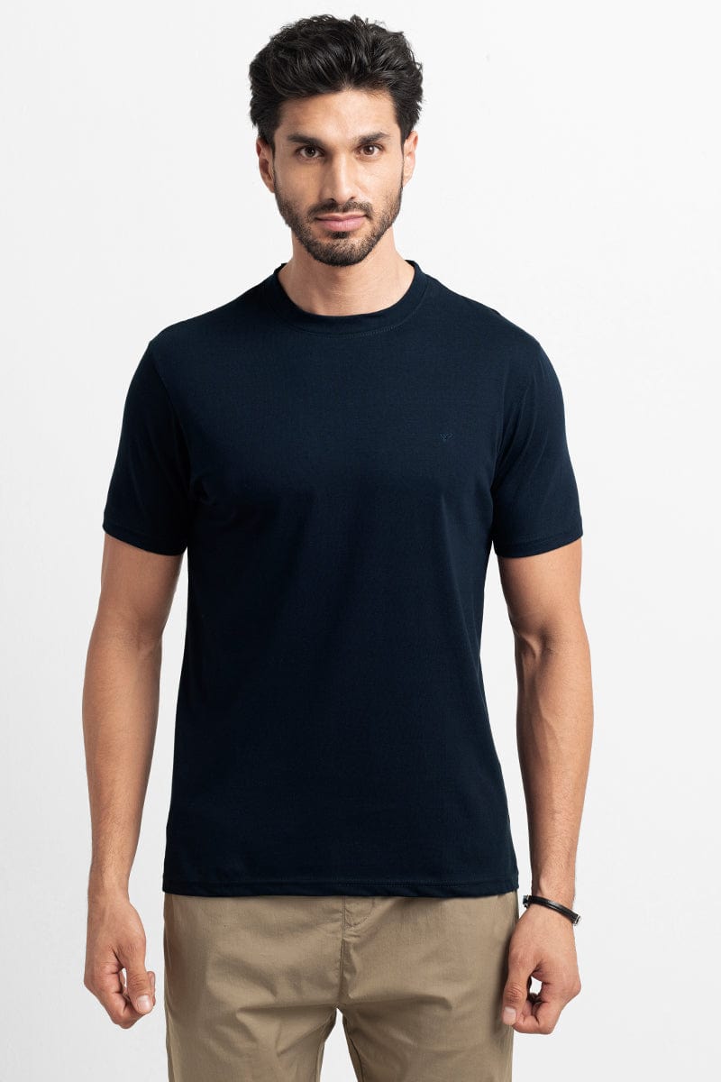 Regale Navy blue Tencil T-Shirt